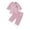 Pink, variant on Krdevn Kids Beanie Ghost Halloween Pajama Set Long Sleeve Lapel Button Top and Pants Black Fluff Sleepwear 2 Piece Pjs 2-3 Years,Dark Purple