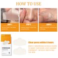 thumbnail image 2 of Removedor De Espinillas De Nariz Mascarilla para eliminar puntos negros de la nariz, limpieza profunda de la piel, tira retráctil para poros (blanco) Ygjytge Cuidado Belleza, 2 of 4