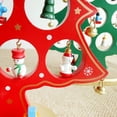 thumbnail image 4 of LINLIN Christmas Tree Ornaments, Wooden Tabletop Christmas Tree Christmas Toy Set Mini Christmas Tree Wooden Christmas Tree Desktop Decoration for Xmas Home Decor, 4 of 5