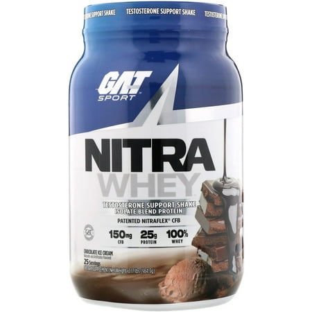 GAT  Nitra Whey  Testosterone Support Shake  Chocolate Ice Cream  2 17 lb  984 3 (Best Area To Apply Testosterone Cream)