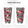thumbnail image 3 of KLL Rose Flowers Print 40oz Stainless Steel Insulated Car Cup with Spillproof Lid - Keep Your Drink Hot or Cold on the Go-Without Straw, 3 of 8