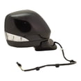 thumbnail image 2 of For Nissan Quest 2011 12 13 14 15 16 2017 Door Mirror Passenger Side Power | Heated | Manual Folding | With Signal Light | Paint to Match Cover | Replacement For NI1321280 | 963011JA1C, 2 of 4