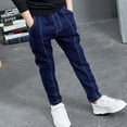 thumbnail image 5 of TBWNWG Boys 5t Jeans,Boys Regular Straight Fit Jeans Casual Denim Pants Stretch Denim Pants,Sizes 13-14 Years, 5 of 7