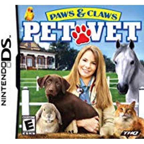 paws-and-claws-pet-vet-nintendo-ds-refurbished-walmart-walmart