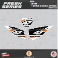 thumbnail image 2 of Kalair GFX Graphics Kit for KTM Enduro 2-Stroke 125 XC, 250 XC and 300 XC (2019-2022) Fresh Series, 2 of 5