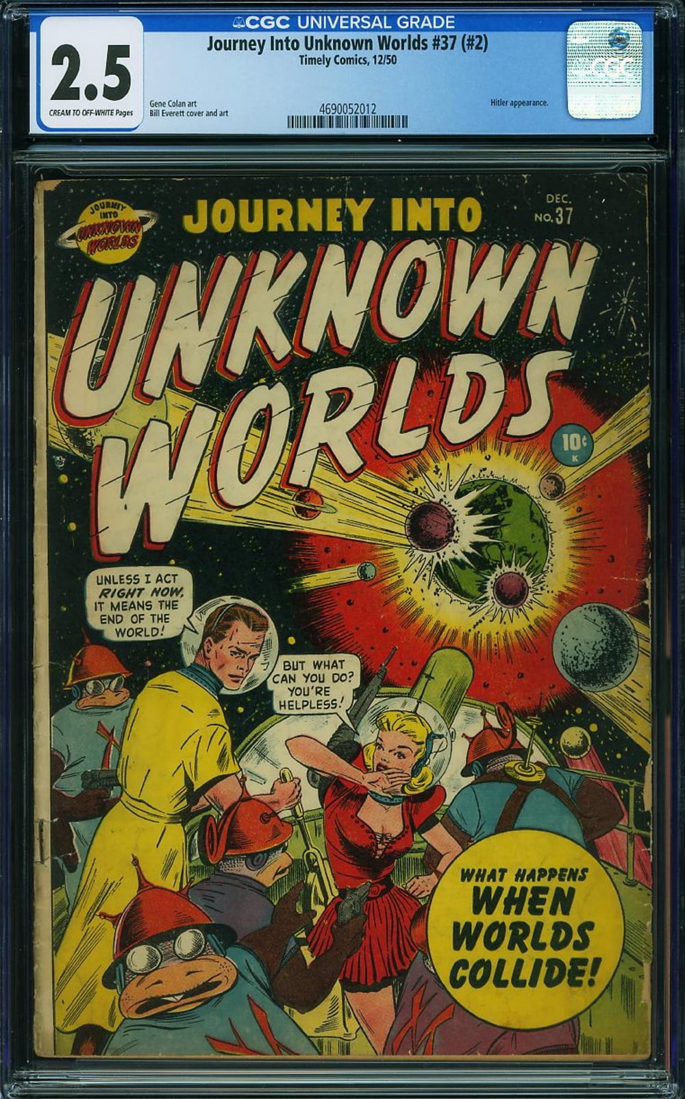 Cover of Journey into Unknown Worlds #37