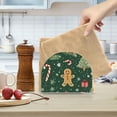 thumbnail image 2 of Yayeee Napkin Holder for Table Kitchen Paper Tissue Organization, Christmas Gingerbread, 2 of 8