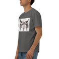thumbnail image 3 of Buffalo Skull with Feathers and Dreamcatcher Cotton T-Shirt Deep Heather 3X-Large, 3 of 8