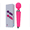 Rose Red, variant on Centerel Wand Massager Rechargeable Body Massager with 10 Vibration Modes-Rose Red