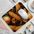 thumbnail image 2 of Thanksgiving Corn Gaming Mouse Pad Desk Mat, Square 8.3x9.8 Inch Non-Slip Rubber Bottom Printed Design for Office and Gaming, 2 of 6