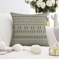 thumbnail image 3 of Durable and Decorative Pillow Covers - Light Blue, Set of 2 - Linen Fabric - Perfect for Outdoor, Couch, Bed & Car - Modern Look (45x45cm), 3 of 7