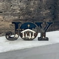 thumbnail image 3 of Nativity Scene Wooden Ornaments, 3D Nativity Joy LED Letter Lights Sign, 3D Lighted Nativitys Joy Sign Tabletop Decorations, for Christmas Table, Mantle, or Religious Holiday Display (1PC), 3 of 8