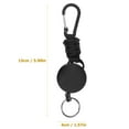 thumbnail image 5 of 2 Pcs Key Chain Retractable Keychain Reel Outdoor Hanging Climbing Holder Easy-to-pull Abs, 5 of 6
