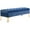 Blue, variant on HOMCOM Velvet Upholstered Bench Button Tufted End of Bed Bench for Bedroom