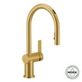 thumbnail image 5 of Moen 7622Ev Cia 1.5 GPM Single Hole Pull Down Kitchen Faucet - Gold, 5 of 7