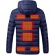 thumbnail image 3 of Chaqueta térmica, abrigo de calefacción eléctrica cálido para exteriores de invierno, con 9 zonas de calefacción, 3 of 5