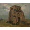 thumbnail image 3 of van Gogh, Vincent 18x15 Black Modern Framed Museum Art Print Titled - The old church tower at Nuenen, 3 of 5