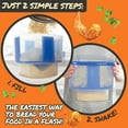 thumbnail image 4 of Cook’s Choice Original Better Breader – Mess-Free Breading Station for Chicken, Fish & Vegetables – Shake & Coat for Even Coverage – Dishwasher Safe, 4 of 6
