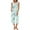 Light Blue, variant on LEKDFST Womens Sleeveless Pajama Sets 2 Piece Sleepwear Summer Lounge Outfits Tanks Capri Pants Ladies Pjs Black XL