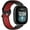 Black+Red, variant on REQO Band Compatible with Fitbit Versa 4/Versa 3/Sense Silicone Band+Metal Connector Breathable Bracelet Strap Smartwatch Accessories Band for Versa 3/Sense