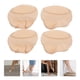 thumbnail image 4 of 2 pares de calcetines invisibles sin costuras para la puntera, con almohadilla para el antepié y suela de silicona antideslizante para mujer (color piel), 4 of 7