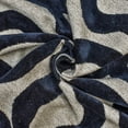 thumbnail image 2 of Fabric Mart Direct Black Jacquard Velvet Fabric by the Yard, 54 inches or 137 cm Width, 5 Yards Black Abstract Velvet Upholstery Fabric For Curtains, Pillows, 2 of 8