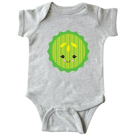 

Inktastic kawaii pickle slice Gift Baby Boy or Baby Girl Bodysuit