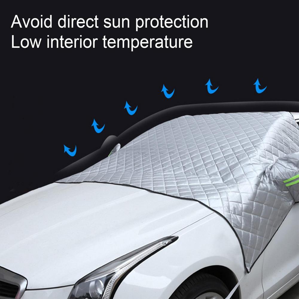 Tohuu Car Windshield Cover Car Snow Cover Windshield Front Window Automotive Covers Sun & Snow-Shade for Cars Trucks Vans and SUVs trusted - image 2 of 11