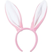 Bunny Ears Pink W White Lining
