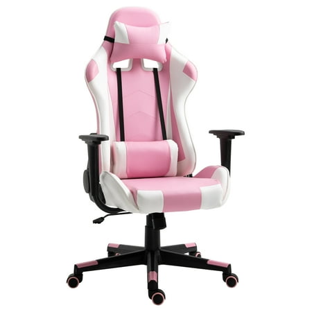 High-Back Swivel Gaming Chair Recliner with Lumbar Support and Headrest, Height Adjustable Ergonomic Office Desk Chair