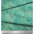 thumbnail image 2 of Soimoi Green Poly Georgette Fabric Abstracts Abstract Print Fabric by the Yard 42 Inch Wide, 2 of 3