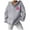 A03-Grey, variant on Xudanell Cute Hoodies for Teen Girls Loose Fit Pink Hoodie Baggy Long Sleeve Graphic Sports Shirts Sweatshirts for Women Trendy Black XL