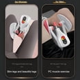 thumbnail image 3 of Soapow Thigh Master Thigh Toner Exerciser 0-77LBS Adjustable Strength Resistance Kegel Trainer, Hip Pelvic Floor Muscle Repair Inner Thigh Device, Buttock Arms Legs Workout Equipment, White, 3 of 9