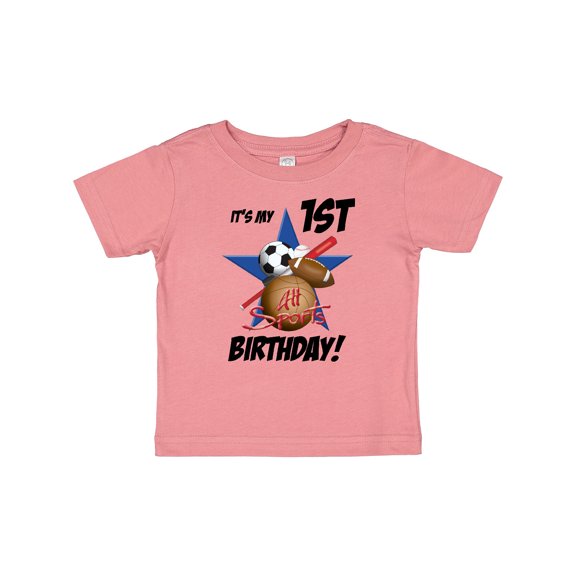 Inktastic 1st Birthday All Stars Boys Baby T-Shirt