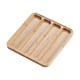 thumbnail image 3 of Organizador de correas de reloj de madera, resistente al polvo, ahorra espacio, estuche de almacenamiento para correas de reloj 4 cuadrícula, 3 of 9