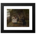 thumbnail image 2 of Benjamin Vautier 18x15 Black Modern Framed Museum Art Print Titled - Unintentional Confession (1881), 2 of 5