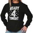 thumbnail image 4 of Ready For Tonight Party Fun Celebrate Plus Size Long Sleeve Graphic Tee Shirt Brisco Brands 2X, 4 of 5