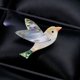 thumbnail image 5 of 1 Uds. Broche de pájaro de alta gama a la moda europea y americana, ramillete de serie de abulón natural Sailing Electrónica, 5 of 5