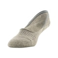 thumbnail image 4 of PEDS Women's Cushion Mid Cut Liner No Show Socks Gray Heather, 3 Pairs, Sizes 5-10, 4 of 8