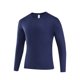 thumbnail image 5 of pstuiky camisas de manga larga para hombre, Camiseta informal de manga larga con cuello redondo para hombre, color liso, transpirable, para correr y hacer ejercicio camisetas de hombre xxl, 5 of 8