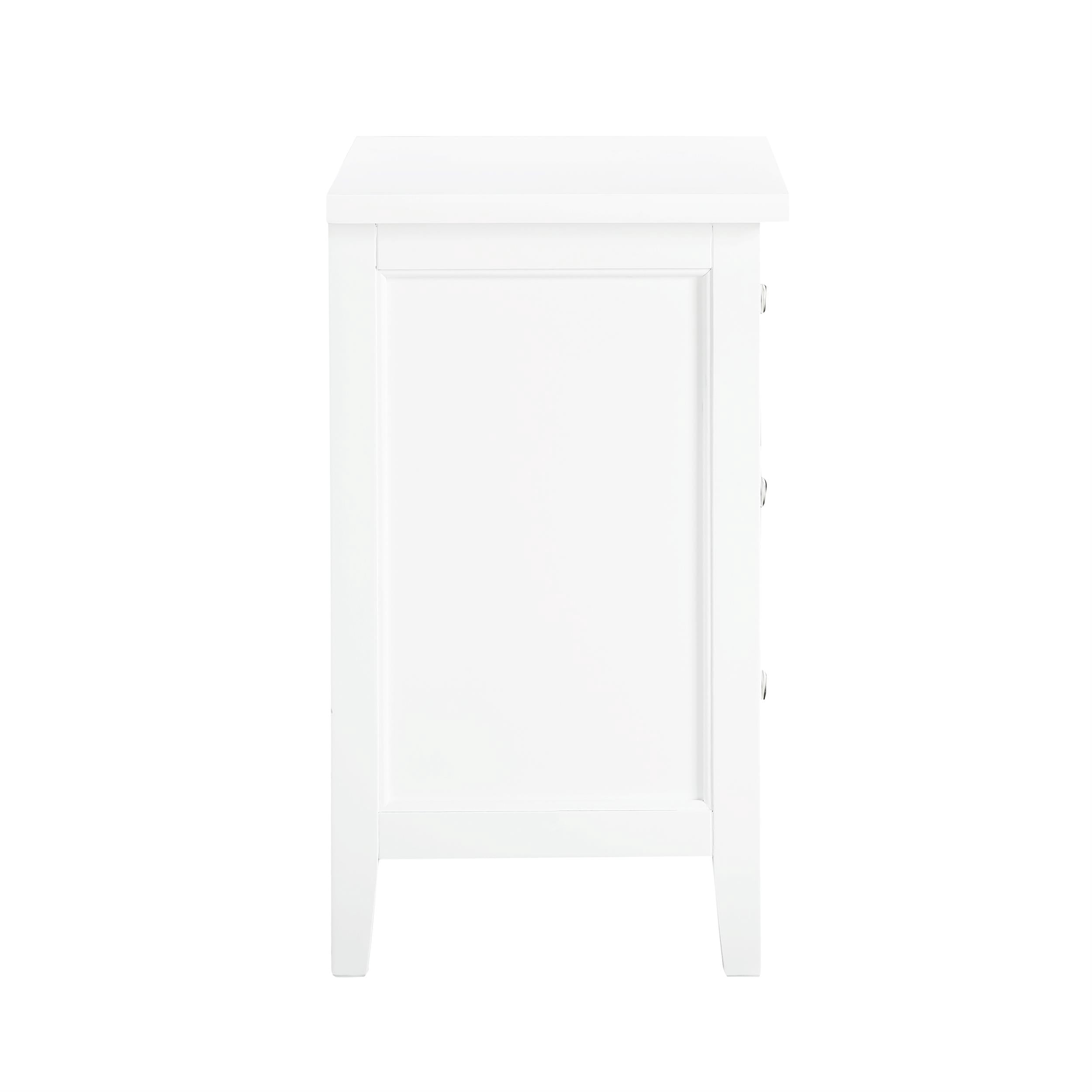 Comfort Pointe Lennon 3-drawer White Wood Storage Nightstand