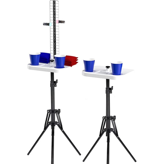 Cornhole Scoreboard 2 Sets Cornhole Score Keeper with Drink Holder Corn Hole Game Accessories for Outside, Yard Game