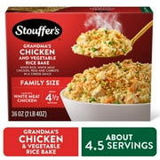 Stouffer’s Grandma’s Chicken and Vegetable Rice Bake, Family Size, Frozen Family Dinners 36 oz