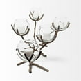 thumbnail image 4 of Mercana Vine II Distressed Gold Metal Creeper Five Candle Table Candle Holder, 4 of 5