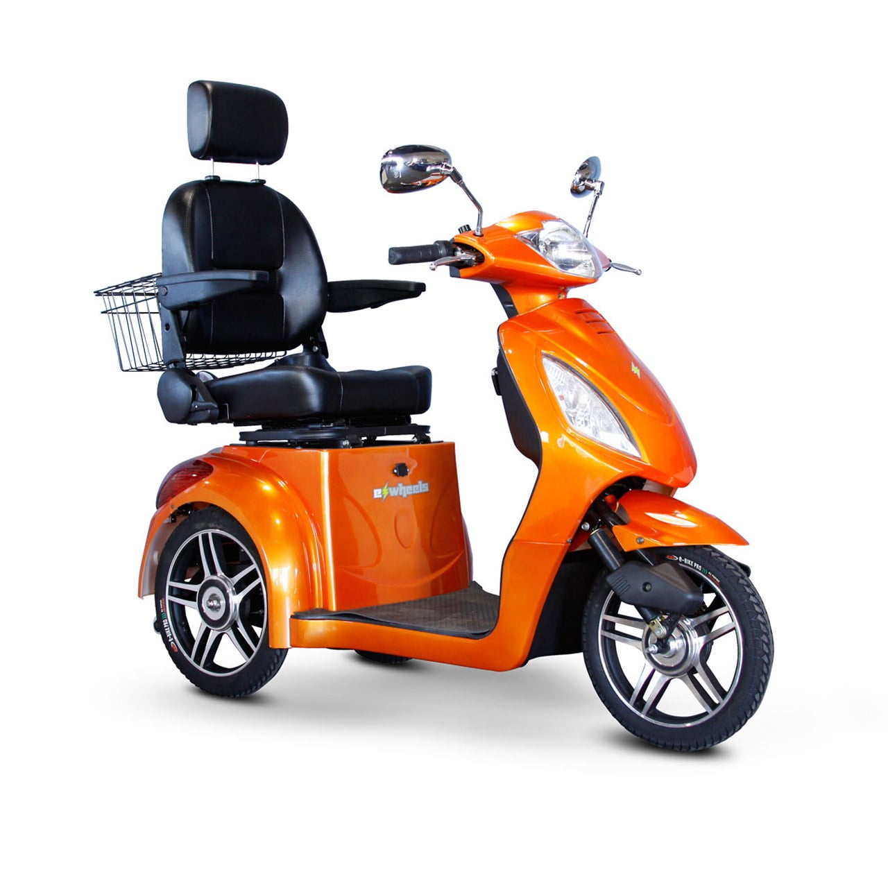 EWheels EW36 3Wheel Electric Senior Mobility Scooter Orange