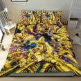 thumbnail image 1 of Santos de Oro Conjunto de sábanas temático, trío de piezas, cómodo y amigable con la piel, diseño único, regalo de decoración para el hogar para familiares, amigos y fans,173cm *218cm, 1 of 6