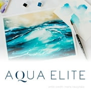 Princeton Art & Brush Co Aqua Elite Synthetic Kolinsky Sable Watercolor Brush, Long Round, 10