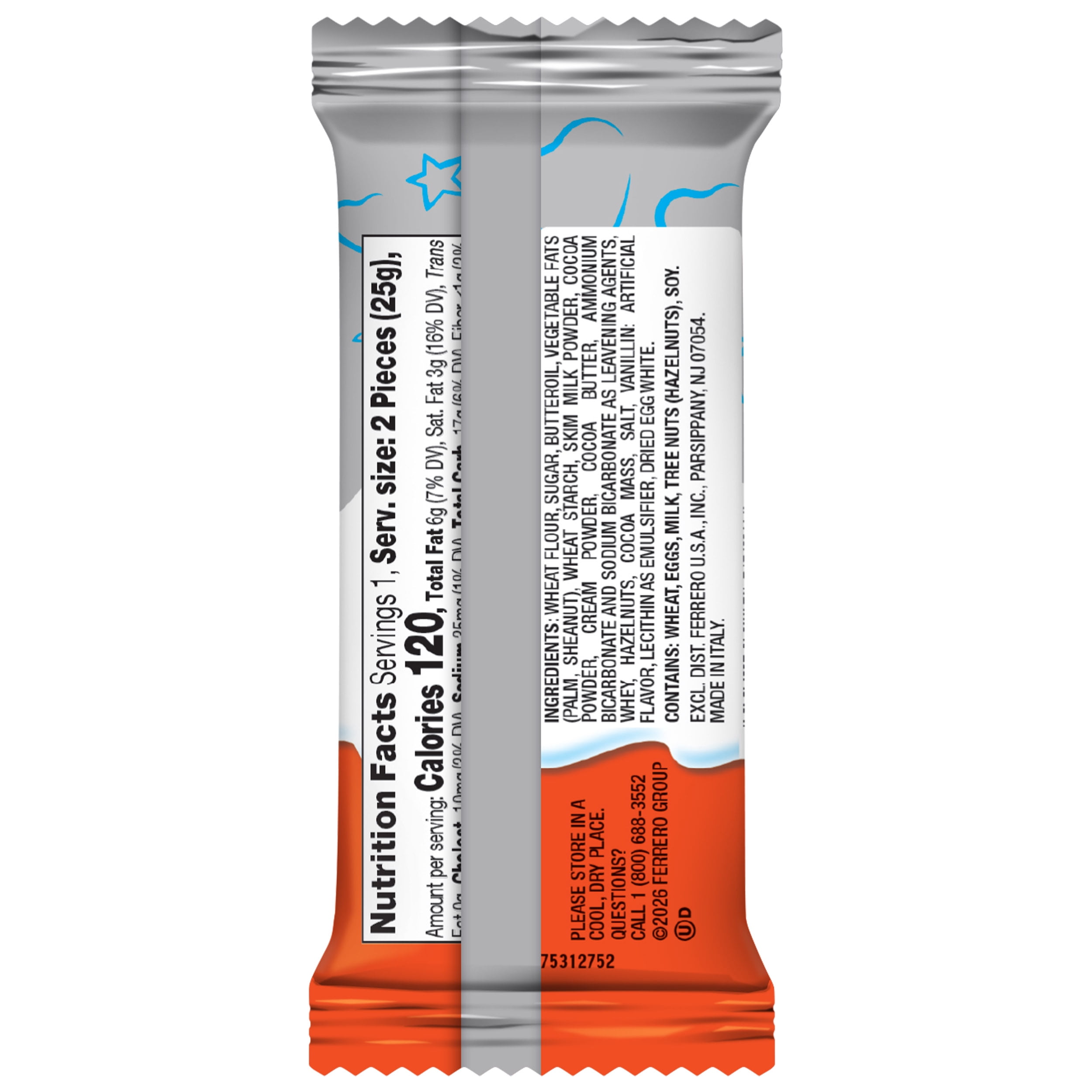 KINDER Kinderini Crunchy & Fun Shortbread Cookies 0.88oz / 25g - T2