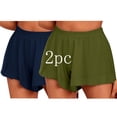 thumbnail image 2 of yillto Women's Athletic Shorts 2 Pack High Waist Stretch Running Shorts Casual Loose Gym Workout Shorts, 2 of 6