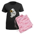 thumbnail image 5 of CafePress - Sunny Manatee Pajamas - Women's Short Sleeve Print T-Shirt and Pants Dark Cotton Pajama Set, 5 of 7